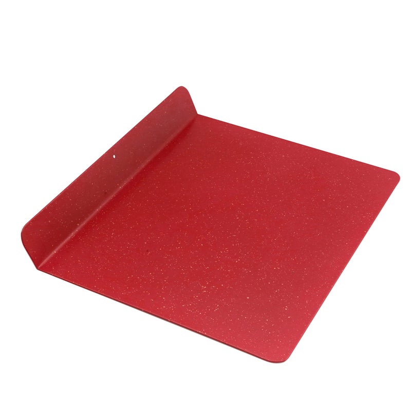 casaWare Toaster Oven 12 x 11-Inch Baking Sheet with a 1.5-Inch Handle (Red Granite) - Image 3